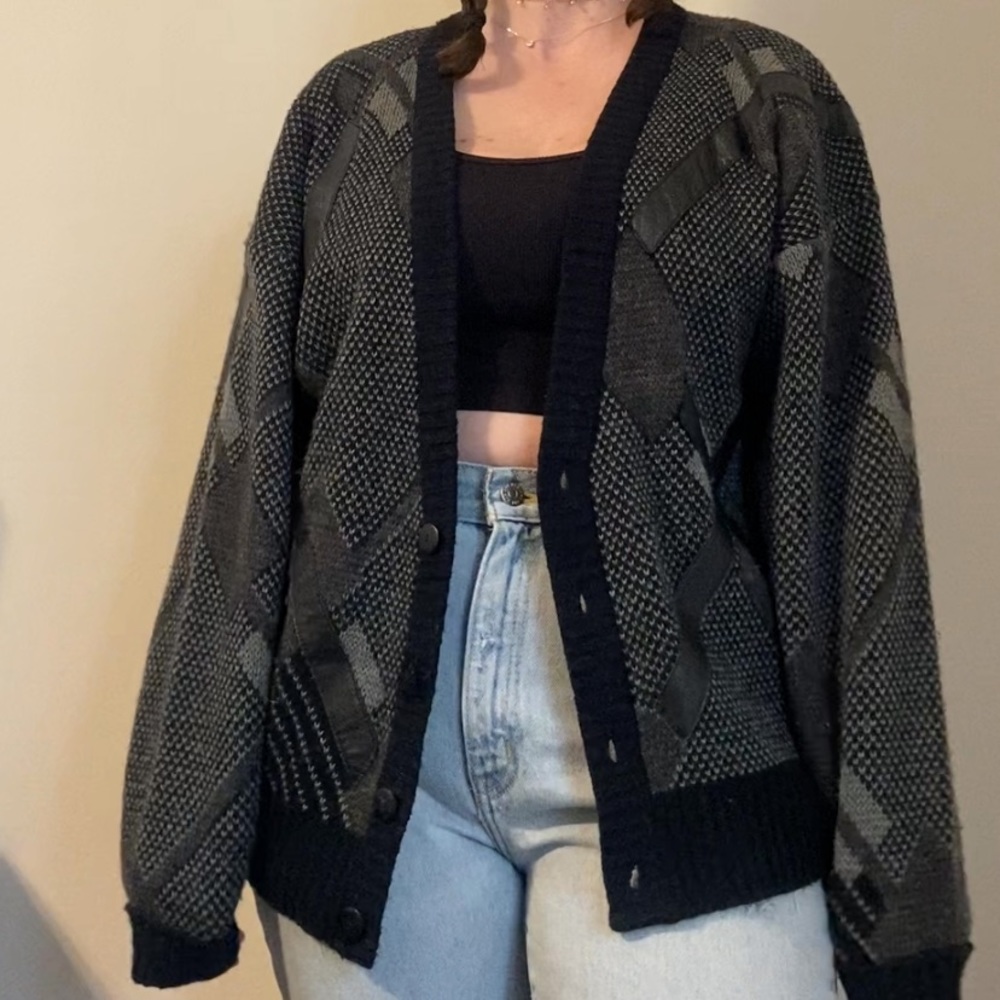 City Streets Vintage 80s/90s Oversized Cardigan